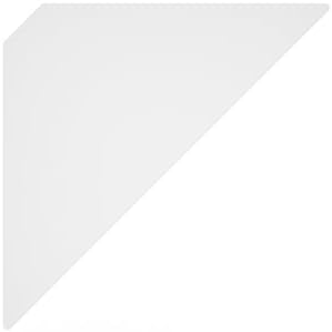 Furinno Rossi Triangle Floating Shelves for Wall, Set of 3 Geometric Corner Shelf, Wall Mounted Shelves for Bathroom, Ho