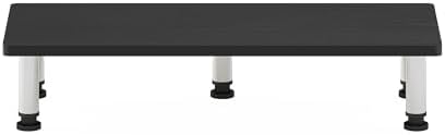 Furinno TURN-N-TUBE Toolless 23.6" Wide Monitor Stand Riser, Americano