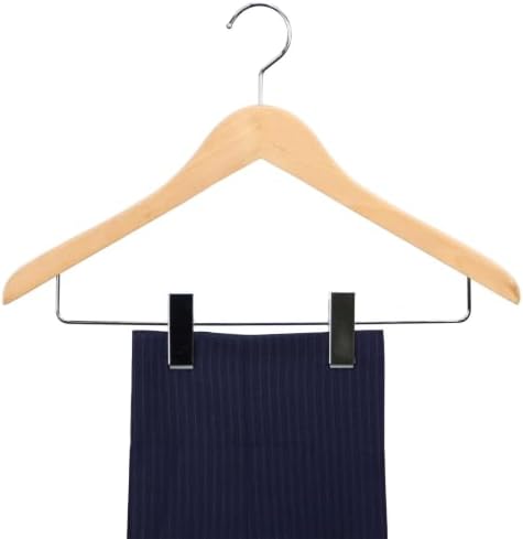 eleorchis Hyacinth Clothing Hangers Wood Hangers with 5 Pieces