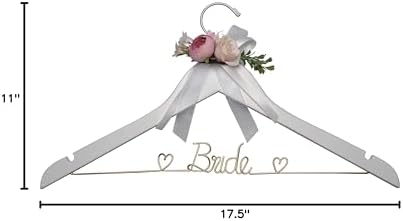 Wedding Dress Hanger - Decorative Wire Hanger for Brides, Perfect Bridal Shower & Wedding Gift