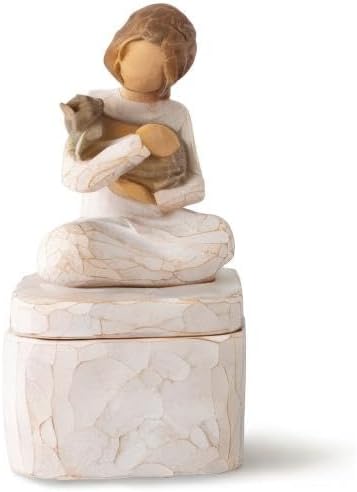 Willow Tree Kindness (girl) Keepsake Box, sculpted Hand-Painted Keepsake Box