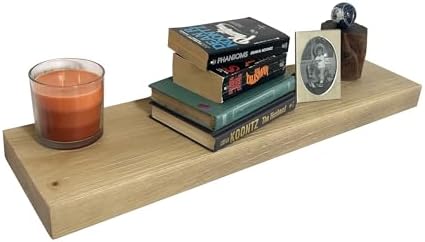 joelsantiques 24 inch Wooden Floating Shelves for Wall - 24x6x2 in