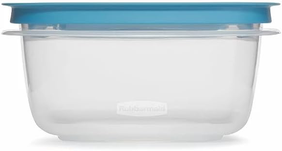 Storage Containers, Easy Find Lids, Teal, 5 cup, Flex & Seal, Leak Proof Lids, Food Storage Set, Clear Meal Prep Flex Co