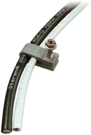 STEREN Coaxial Cable Clips - Cable Holder - Siding Clips for Hanging - Cord Holder for Desk - Cable Clamps - Cord Clip -