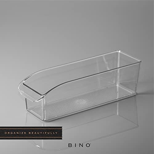 BINO | Plastic Storage Bins, Small | THE CURVE COLLECTION | Multi-Use Organizer Bins | Storage Containers Kitchen, Pantr