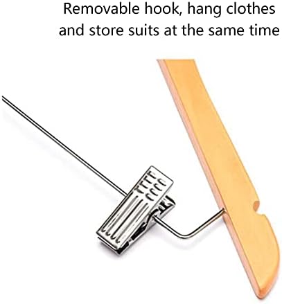 Trousers Hangers Wood Clothing Hangers Multifunctional Clothes Hangers Pants Hangers Skirt Hangers Space Saving Clothes