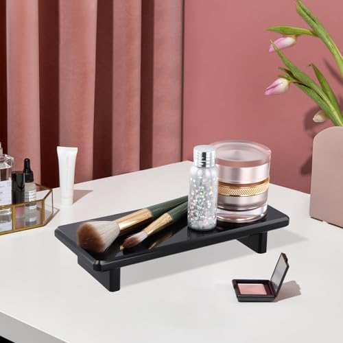 Chivalral Black Acrylic Bathroom Counter Tray.Small Counter Organizer