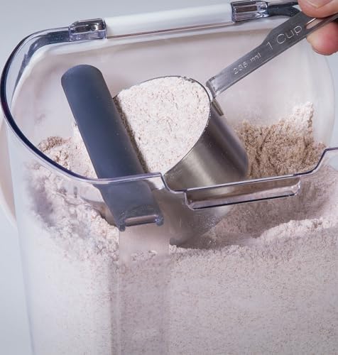 ProKeeper Flour Storage Container with Airtight Lid, 4-Quart Capacity