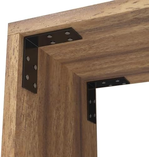 1.5x3x3 Inch Galvanized L Bracket, 8PCS 90 Degree Angle Bracket for Shelf, Iron Corner Brackets for Wood Post,Shelves,Fu
