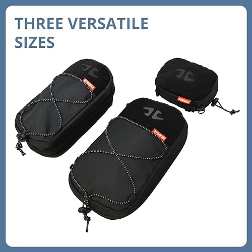 8TIMBER Organizer Bag - .5L Interior Travel Storage for Pencils Chargers and Accessories