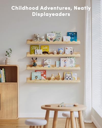 Seocry Nusery Shelves (23 Inches, Wood)