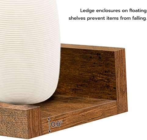 HOOBRO Floating Shelves, Wall Shelf Set of 3, 35.4 Inches Hanging Shelf