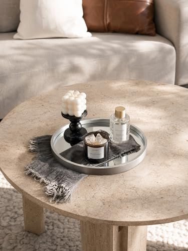 Hanobe Vanity Trays for Bathroom Perfume Trays for Dresser Sliver