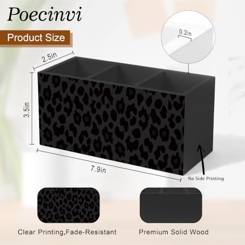 Cheetah Print Office Supplies Pen Holder for Home Office Desk