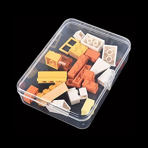 8 Pack Rectangular Clear Plastic Storage Containers Box