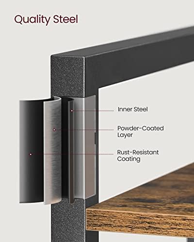 VASAGLE 5-Tier Bookshelf, Bookcase with Shelves, Storage Shelf, Living Room