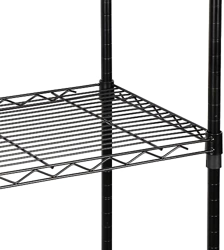 ZENY Wire Shelving Unit, 5-Shelf Adjustable Metal Shelf Organizer, Heavy Duty Wire Rack Storage Shelving Unit for Restau