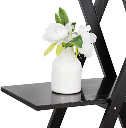 ZENY 4-Tier Bookshelf A Frame Bookcase, Home and Office Organizer, Storage and Display Rack