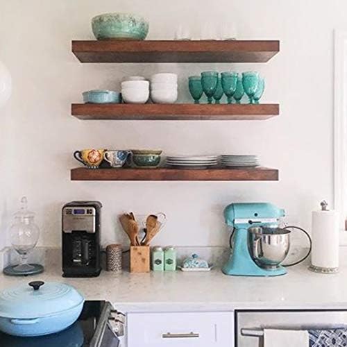 Floating Shelf Bracket - 24” Hidden Shelf Brackets, 150 LB Weight Capacity, Supports Wall Mounted Floating Shelves of An