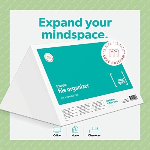 Mindspace Desk Organizers and Accessories, Desk Bookshelf - Home Office Accessories Desktop Organizer | Desk decor, Office Supply Organizer, Mail Organizer for Desk | The Wire Collection, Chrome