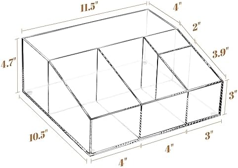 BEYGORM Acrylic Coffee Bar Station Organizer for Countertop