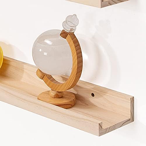 MBYD 24 Inch Floating Shelves Natural Wood Set of 3, Wall Mount Picture Ledge Wooden Wall Shelf for Home Decoration Nurs