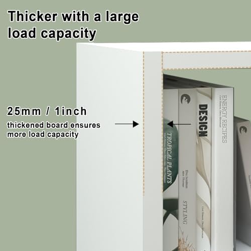 9 Cube Storage Organizer Shelf, White, 11 inch