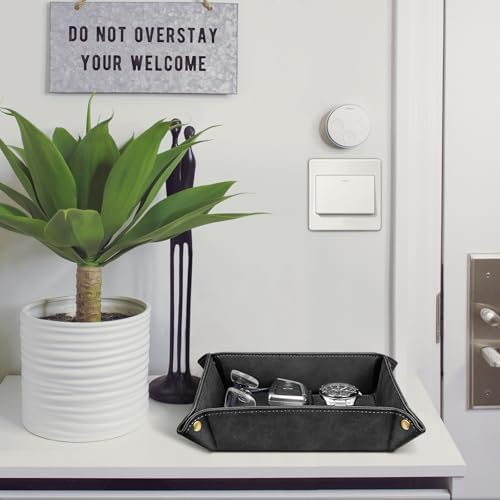 SITHON Valet Tray Desktop Storage Organizer Nightstand Caddy Holder