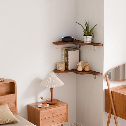 Cute Cloud Shelves, Wavy Floating Corner Shelf, Cloud Corner Wall Shelves with Brackets, Cute Wall Shelves for Nursery D