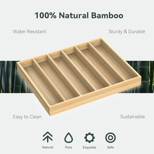 for Nespresso Vertuo Capsules Bamboo Coffee Pod Drawer Organizer