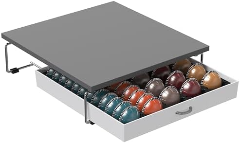 Deco Brothers Vertuo Pod Holder Drawer, Fits 30 Large or 60 Small Capsules