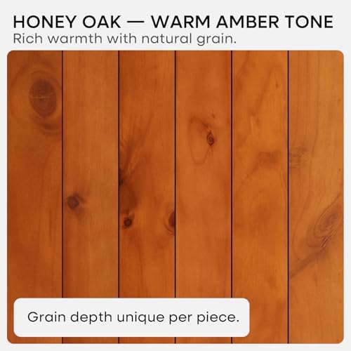 Homeforia 60 Inch Floating Shelves, High-End Solid Pine Wood, Set of 2