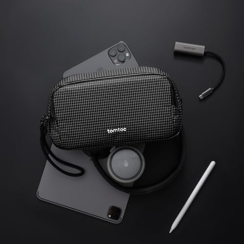 tomtoc Electronic Organizer Travel Case Performance, Dual Compartment Bag