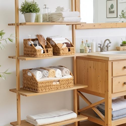 GRANNY SAYS Wicker Baskets for Organizing, Waterproof Basket for Storage
