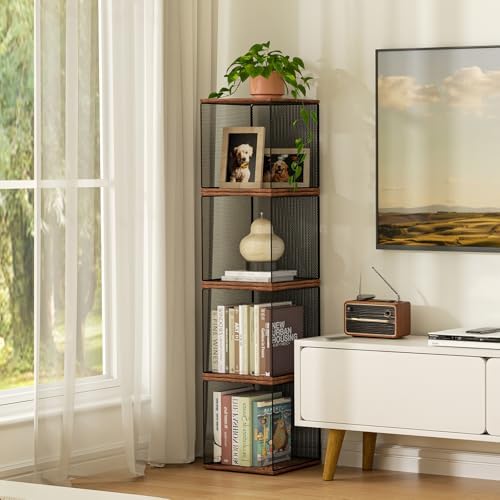 Dmevkic 2 Cube Organizer Bookshelves DIY Variable Stackable Cube Storage Organizer for Kid Bedroom,Living Room,Small Boo
