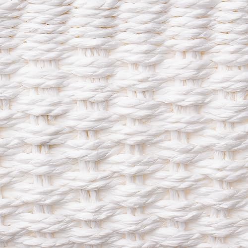 LA JOLIE MUSE Small Wicker Baskets for Organizing, White 3 Pack