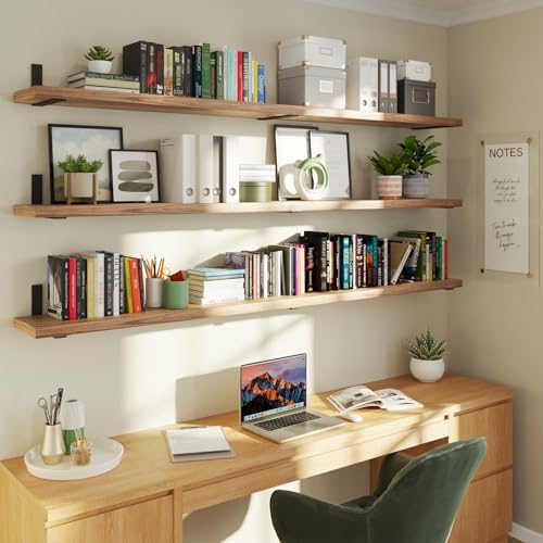 Shelf Brackets 6 Inch Wall L Brackets 8PCS Heavy Duty for Shelves Metal White Rustic Industrial Brackets for DIY Opening