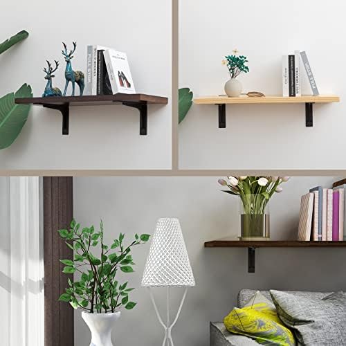 20 x 12 INCH Shelf Brackets,L Shelf Brackets, Vertical Angle, Premium Alloy Metal Heavy Duty Shelf Bracket, high Strengt