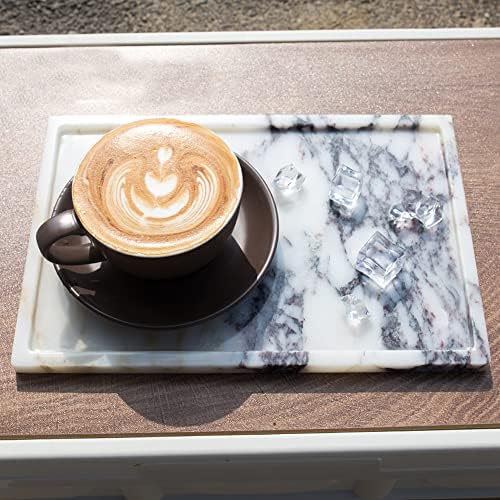 Real Luxurious Natural Marble Vanity Tray Genuine Marble/Stone Storage Tray for Home Decor Bathroom/Kitchen/Vanity/Dress