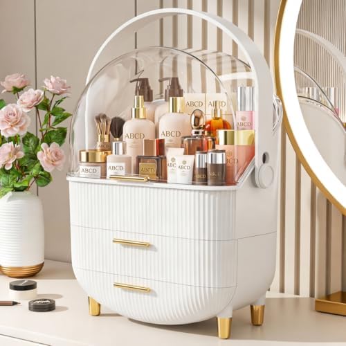 NestOrganix Makeup Organizer Skincare Organizers With Drawers