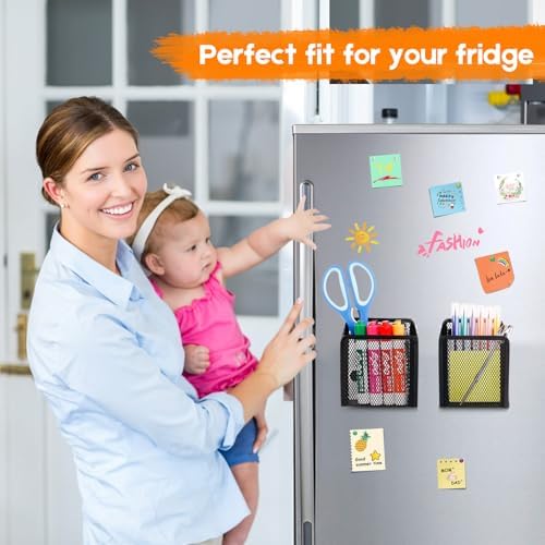 Magnetic Pencil Holder Whiteboard Pen Holder Locker Accessories (1-Slot*2)