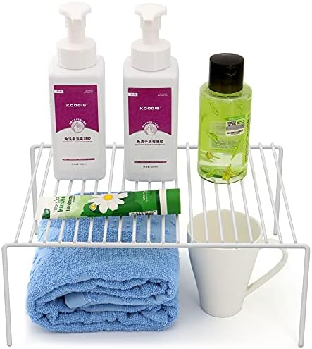 Redrubbit Medium (13 x 9. 4 Inch) Cabinet Storage Shelf Rack, Rustproof Kitchen Counter and Cabinet Shelf, Storage Rack