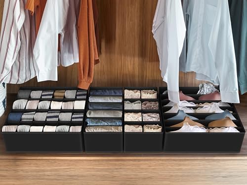 Simple Houseware Closet Underwear Organizer Drawer Divider Assorted 7 pcs