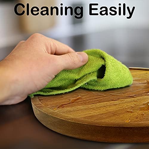 13" Acacia Wood Lazy Susan Organizer Kitchen Turntable for Cabinet Pantry Table Organization