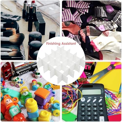 40Pcs Drawer Dividers, Adjustable Drawer Organizer for Socks, Underwear, Makeup, Can Help Tidy Kitchen, Bedroom, Dresser