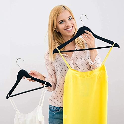 Lotus Wooden Hangers, Solid Wood Shirt Hangers,Dress Coat Jacket Clothes Hangers,with Extra Smooth Finish, 360 Degree Sw