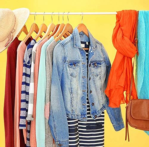 Lotus Wooden Hangers, Solid Wood Shirt Hangers,Dress Coat Jacket Clothes Hangers,with Extra Smooth Finish, 360 Degree Sw