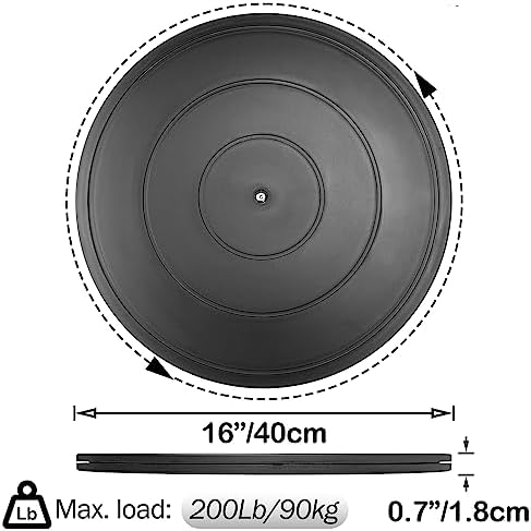 16 Inch Lazy Susan Turntable Heavy Duty Rotating Swivel Stand Lazy Susan with Steel Ball Bearings for Flat Panel Monitor