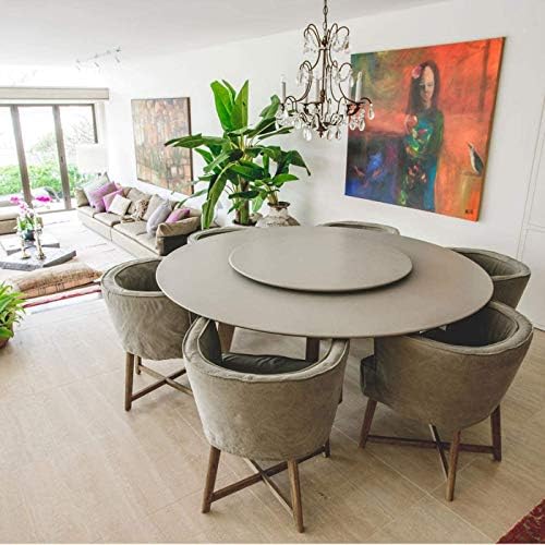 8 Pack 6 inch Lazy Susan Hardware 5/16" Thick Square Rotating Bearing Plate with 220lbs Capacity, Zinc Plated Steel Swiv