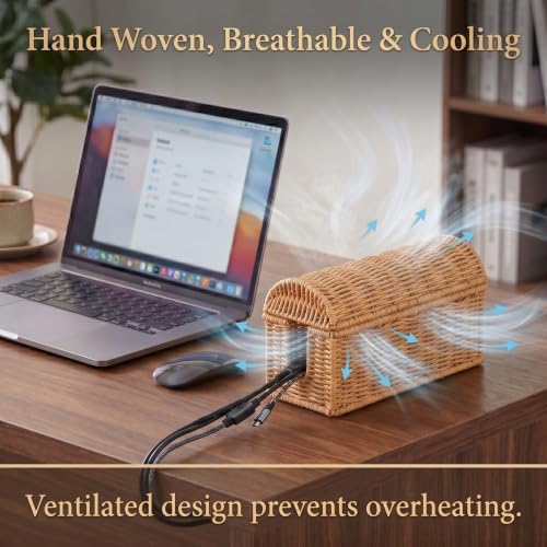 Small Basket to Hide Cords Specially Designed for Small Size Power Strips
